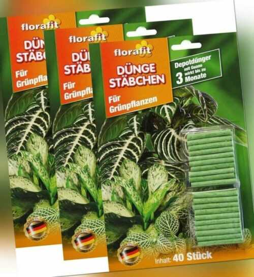 120 Düngestäbchen Stäbchen Grünpflanzen Dünger Zimmer Blatt Nährstoff mit Guano