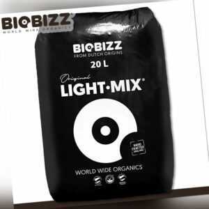 Biobizz 20 l Light-Mix organische Pflanzerde Grow Blumenerde mit Perlite