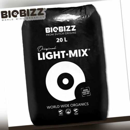 Biobizz 20 l Light-Mix organische Pflanzerde Grow Blumenerde mit Perlite