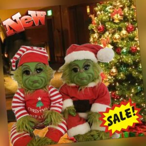 Puppen Nettes Grinch Weihnachten Gefülltes Plüschtier KinderGeschenke Wohnkultur