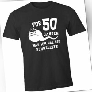 Herren T-Shirt 50. Geburtstag lustiger Spruch Geschenk für Männer Sperma