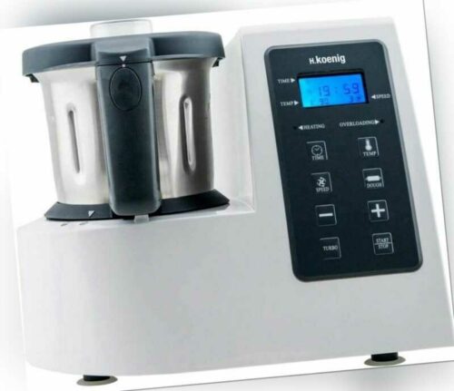 H.koenig HKM1028 Küchenmaschine mit Kochfunktion (Thermomix)