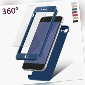 Hülle Apple iPhone X XS XR 11 PRO SE 7 8 360° Grad Case Handy Schutz Full Cover