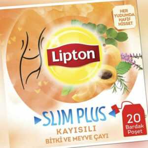 Lipton Slim Plus Aprikosentee -Kräutertee 20 Beutel .Abnehmtee Fettbrenner