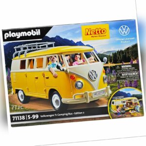 Playmobil Volkswagen T1 Camping Bus Edition 2 Netto Bulli 71138 VW Sonderpreis!!