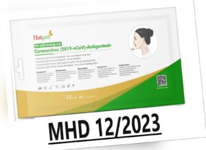 20/50 x Hotgen Corona Schnelltest Selbsttest Antigen Laientest Nasenabstrich 1er