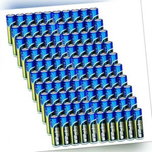 100 AA Mignon Wilhelm Universal Alkaline Batterien im Shrink LR6