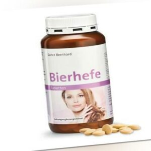 400 Bierhefe Tabletten von Sanct Bernhard (eine Dose), Vitamin B Komplex