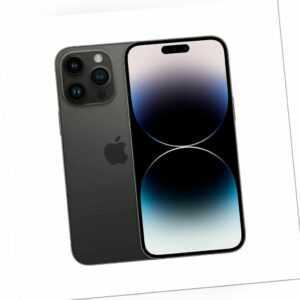 Apple iPhone 14 Pro Max - 512GB - Space Schwarz (Ohne Simlock) A2894 (CDMA +...