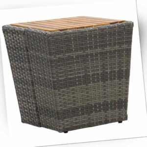 Beistelltisch Poly Rattan Gartentisch Balkontisch Mehrere Auswahl vidaXL