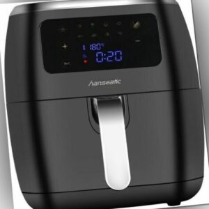Hanseatic Heißluftfritteuse XXL, HFH1800-6BD, 1800 W, antihaftbeschichtet - NEU