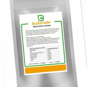 Maca Pulver schwarz | Maca Knolle | Pulver | Superfoods | Verschiedene Mengen
