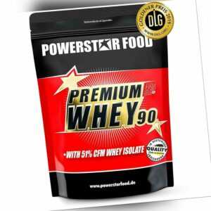 PREMIUM WHEY 90 | 90% Protein i.Tr. | 55% Isolat | Nr.1 CFM Eiweiß Pulver | 850g