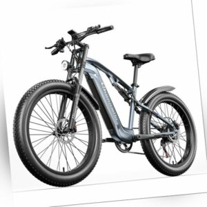 26'' Elektrofahrrad Mountainbike 1000W Spitze E-Fahrrad 840Wh,48V,17.5AH Emtb