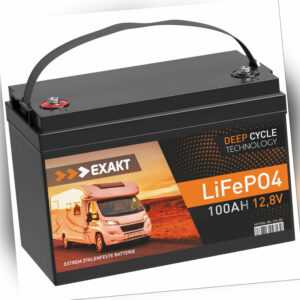 LiFePO4 100Ah 12V Lithium Batterie Akku Solarbatterie Wohnmobil Solar Boot USV