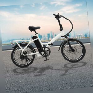 20 Zoll Faltbares Elektrofahrrad Klappbar E-Bike 250W 7.8Ah Pedelec E-Citybike