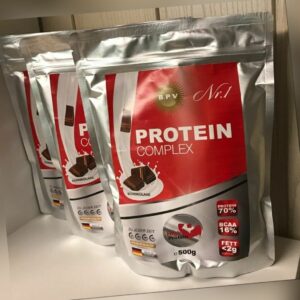 BPV- PROTEIN Pulver 3 x 500g mit 3 hochwertigen Eiweißquellen Whey, Casein, Ei