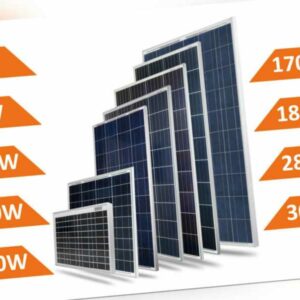 Solarmodul Solarpanel 12V 24V 10 65 100 130 160 170 180 Polykristallin 0% MwSt