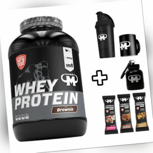 Whey Protein 3000 g / 3kg Eiweiß Molke 120 Portionen von Mammut + Gratisartikel