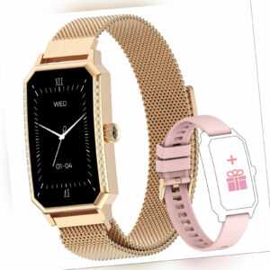 Android IOS Smart Uhr Blutdruck Damen Smartwatch Herz Rate Fitness Tracker Neu