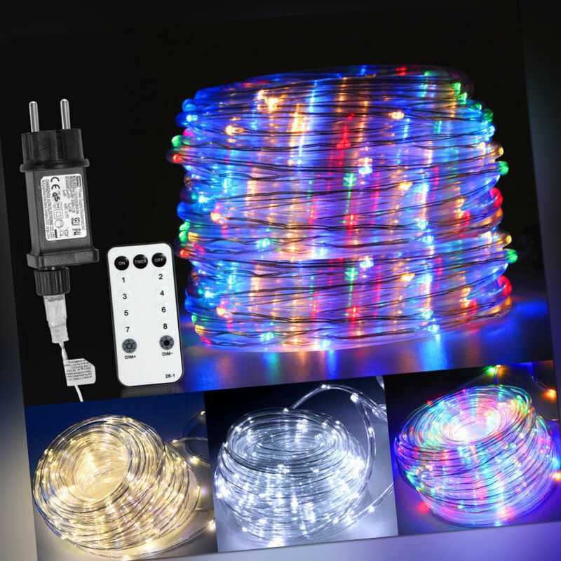 LED Lichterschlauch Lichterkette Lichtschlauch Wasserdicht Außen/Innen 10-30m