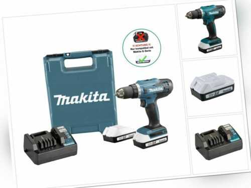 Makita DF 488 D002 Bohrschrauber 18 V 42 Nm + 2x Akku 1,5 Ah + Lader + Koffer