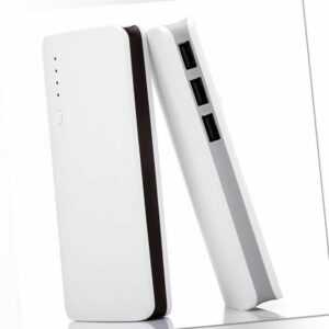 Powerbank Extern 20000mAh mit 3-Port USB für Handy Tablet Kopfhörer Smartphone