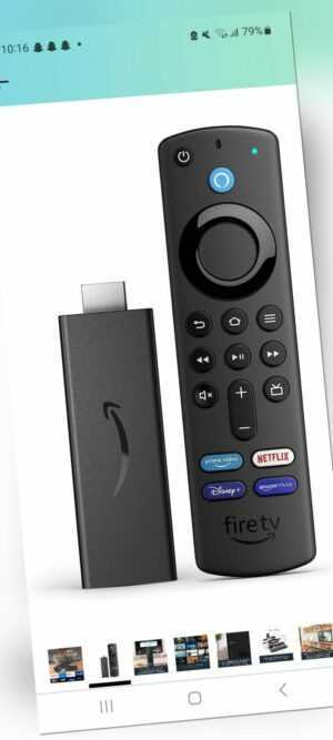 Amazon Fire TV Stick Lite (2. Generation) HD-Streaminggerät - Schwarz