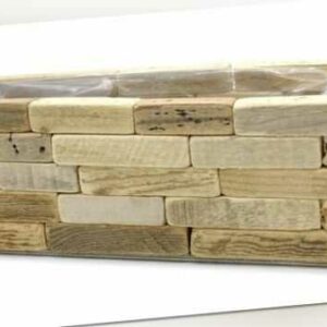 Blumenkasten aus Holz mit Einsatz Holzkasten Pflanzkasten Holzoptik Pflanzgefäß