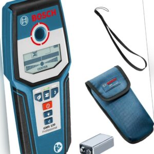 Bosch GMS 120 Professional digitales Ortungsgerät Ortungseinstellungen im Karton