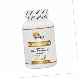 SOWELO NIACINAMID VITAMIN B3 500mg TABLETTEN