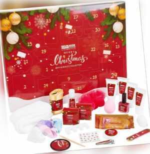 XXL Advent Kalender Beauty Rot Klassisch 24 x Spa + Kosmetik für Frauen