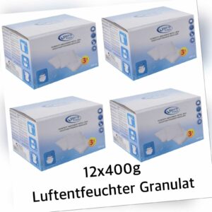 3,95€/Kg Luftentfeuchter Nachfüllpack Granulat 12x400g Entfeuchter Trockner