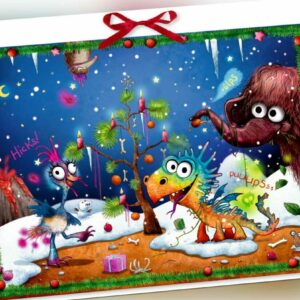 Adventskalender Kinder 2023 Furzipups der Knatterdrache feiert Weihn. mit Sound