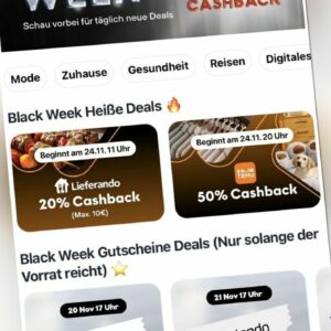 ShopBack | 10€ Geschenkt | Amazon Gutschein | Cashback | Kostenlos | Black Week