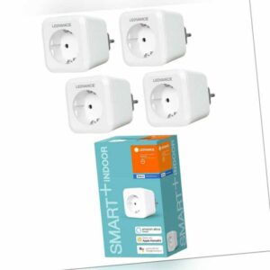 4 x Ledvance Smart+ Plug Steckdose innen SmartHome App Apple HomeKit Bluetooth