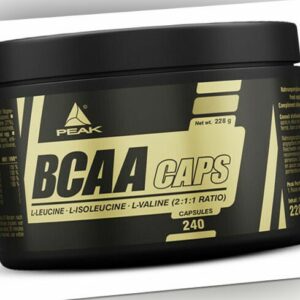 Peak BCAA Caps 240 Kapseln / Aminosäuren + B-Vitaminen / TOP NEU
