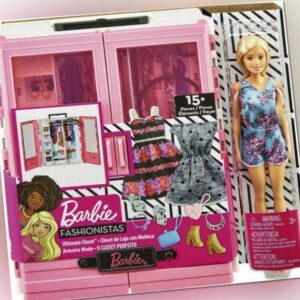 Barbie Traum-Kleiderschrank mit Puppe von Mattel