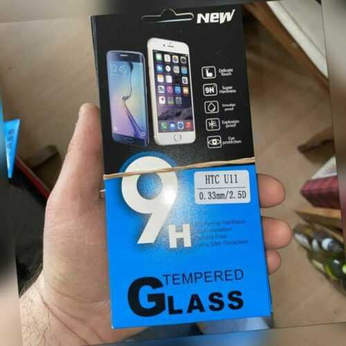 Glasfolie HTC U11 Displayglas Tempered Glass 9H Schutzfolie Glasfolie 2x