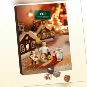 Wendt & Kühn Adventskalender 2023 Pralinen & Figur Erzgebirge Fachhändler