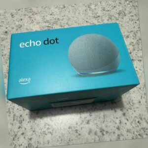 Amazon Echo Dot (4. Gen) Smart Lautsprecher - Blaugrau - NEU !