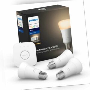 Philips Hue White Ambiance Starter Set mit 3 x E27 Lampen tunable White