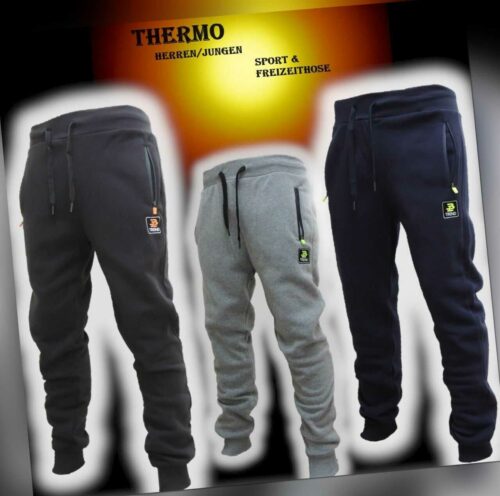 Thermo-Hose Herren Sporthose Jogging Training Freizeithose Winter Mod.274