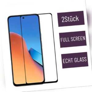 Displayschutz Glas Panzerfolie für Xiaomi Redmi 12 12C 10C 10A 10  Full Screen