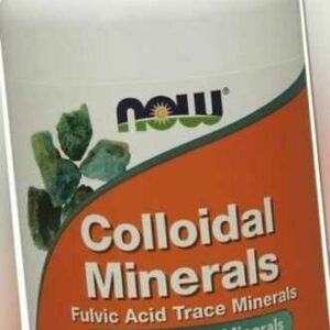 NOW FOODS, COLLOIDAL MINERALS Kolloidale Mineralien Original 946ml SUPER PREIS