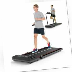 2 in 1 Elektrisch Laufband Heimtrainer LCD Jogging Home Fitnessgerät klappbar