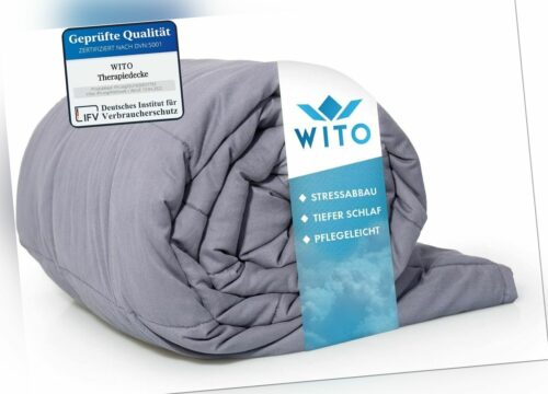 WITO Gewichtsdecke Therapiedecke Schwere Decke Schlafhilfe -