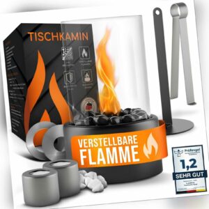 flammtal Tischkamin - Tischfeuer In-& Outdoor - Bio Ethanol Kamin - Ethanolkamim