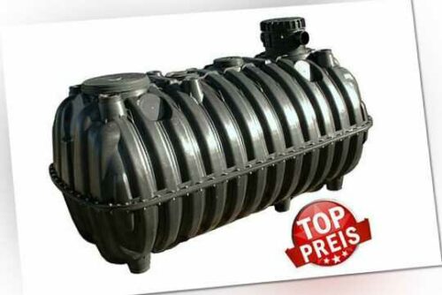 Erdtank, Flachtank, Regenwasserspeicher, Zisterne, Komplettpaket 2000L