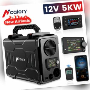 HCALORY 12V 5KW Tragbare bluetooth Diesel Standheizung All-in-One Luftheizung